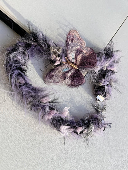 Forest Butterfly Necklace 32cm+