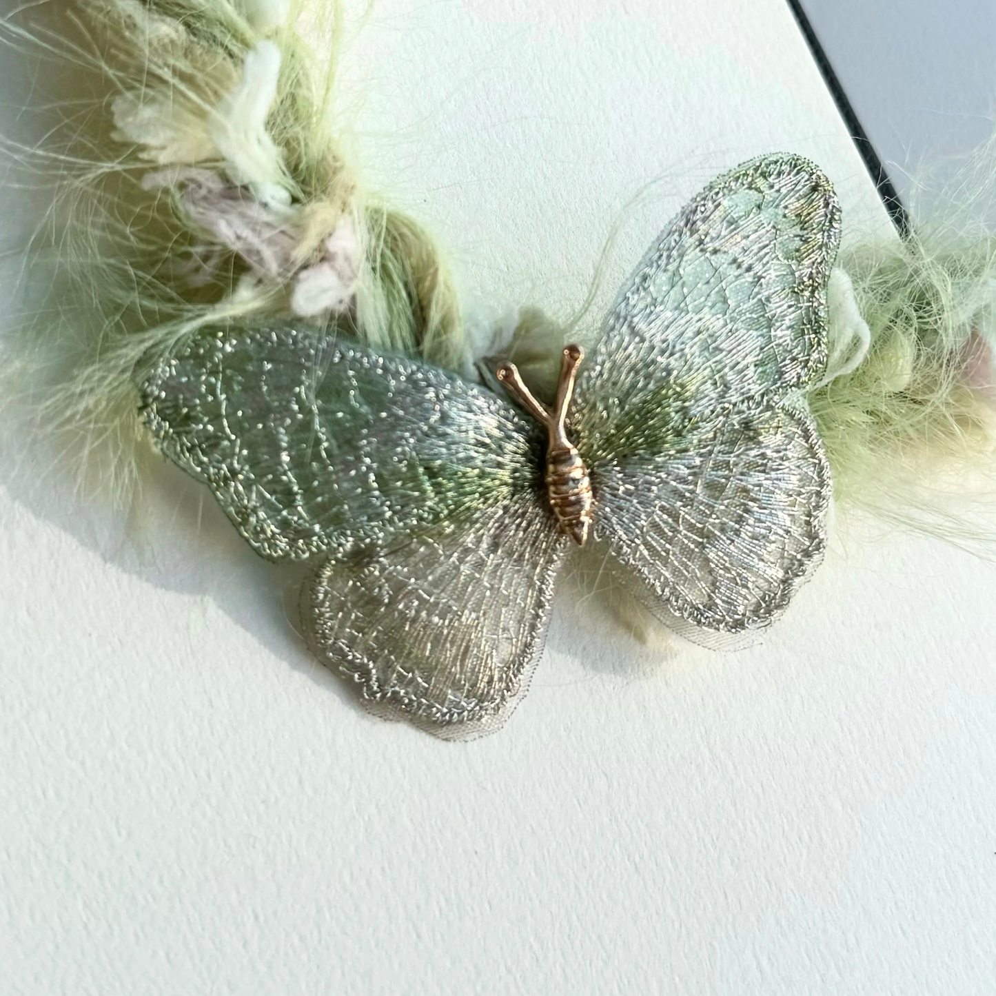 Forest Butterfly Necklace 32cm+