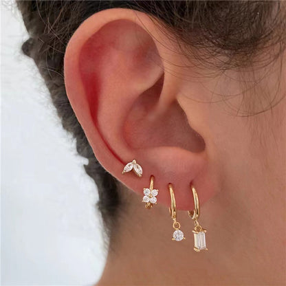 Amelie Flower Earrings Set